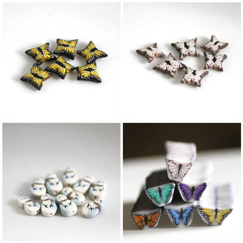 etsy polymer clay beads