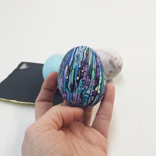 polymer clay easter egg